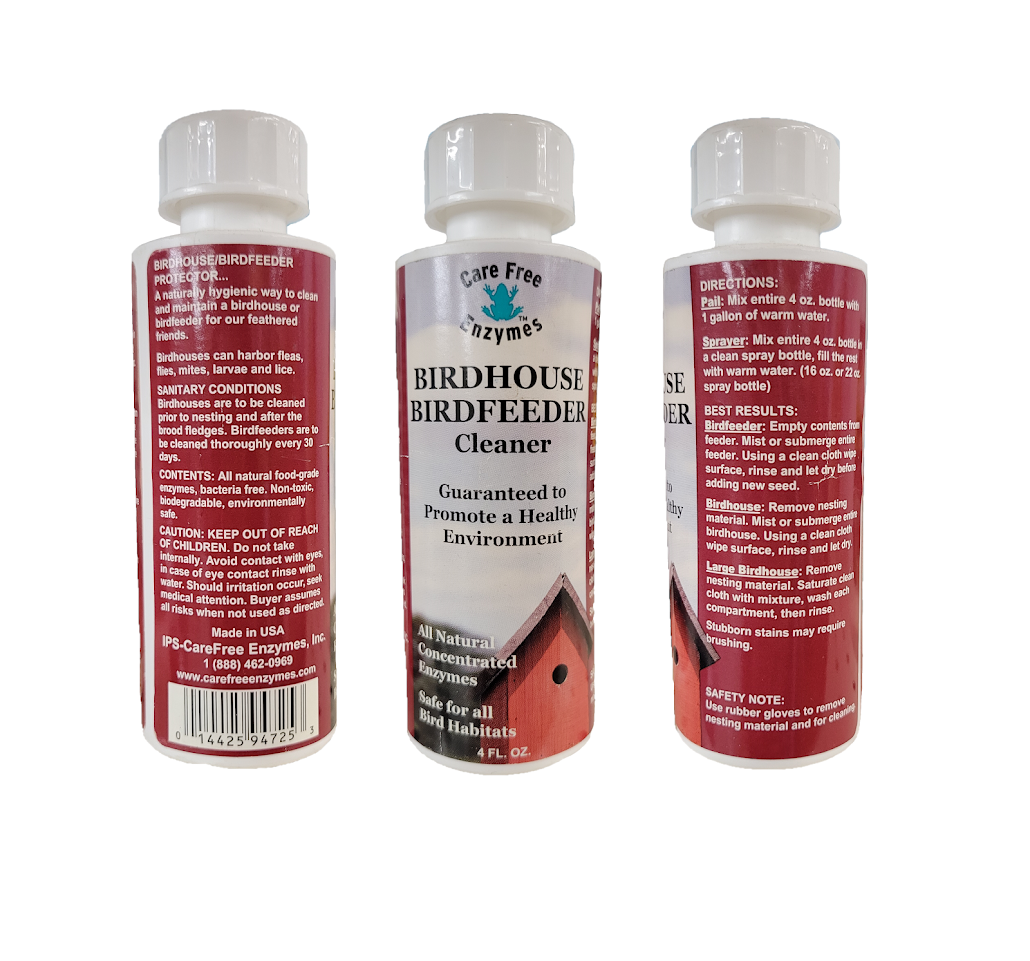 Care Free Enzymes Bird House & Bird Feeder Cleaner 4 Oz. Image 2
