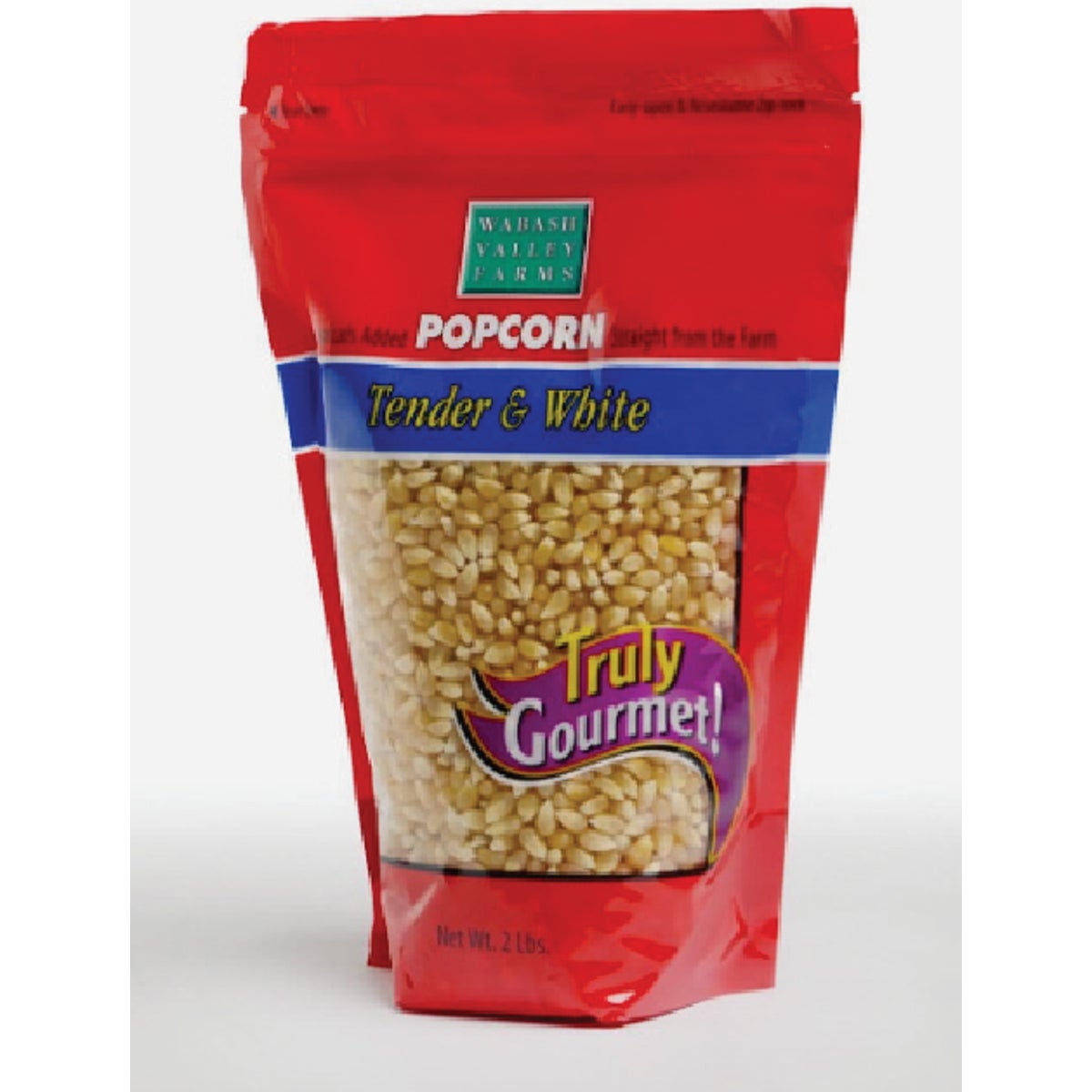 Wavash Valley Farms 2 Lb. Tender & White Gourmet Bulk Popcorn
