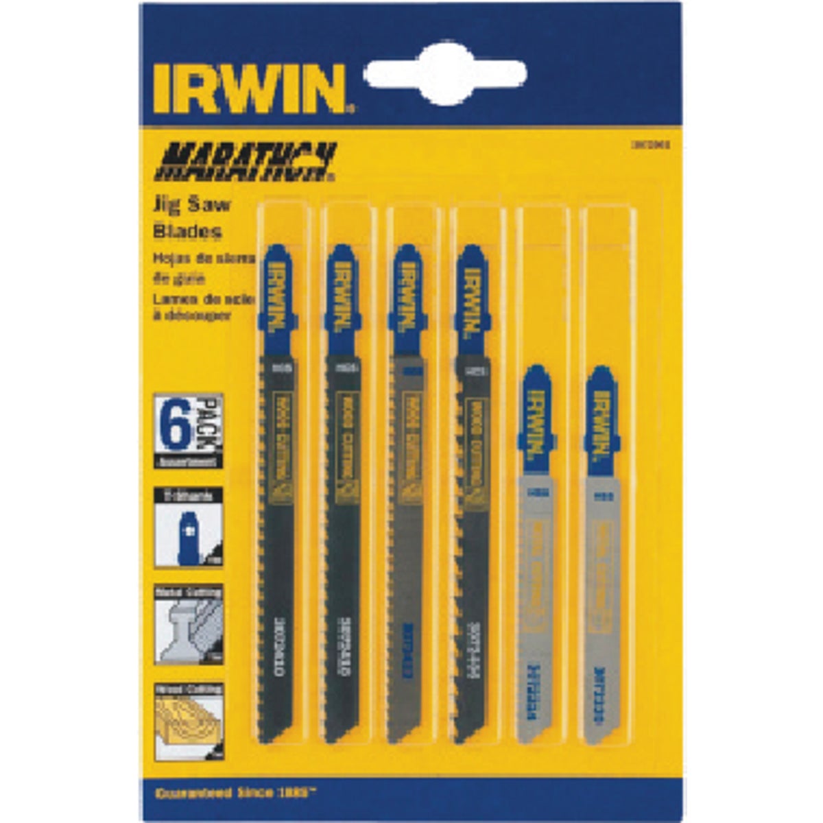 6-Pc. Assorted Jigsaw Blades