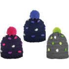 Girls Bobbie Dot Beanie Image 1