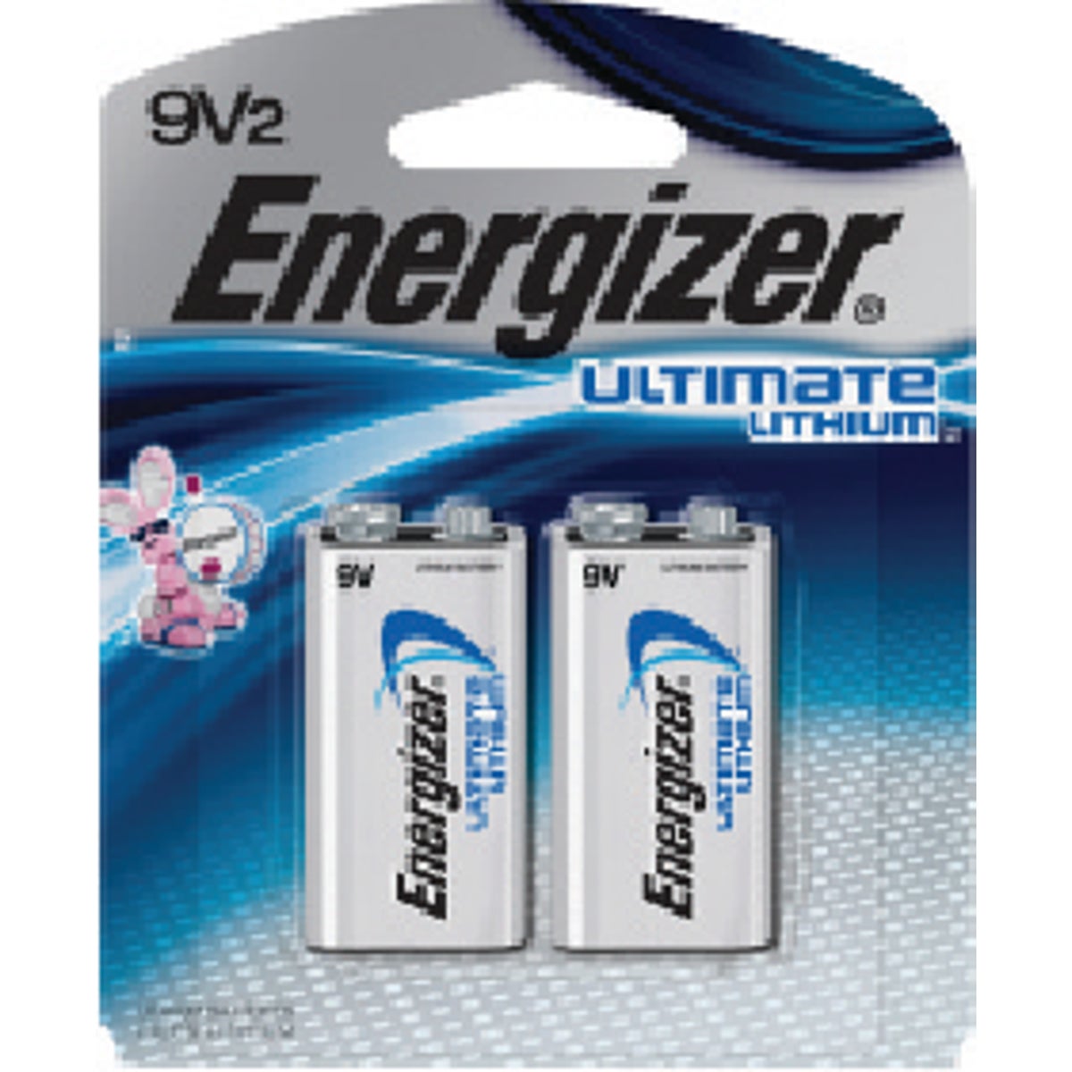 2-Pk. 9V Lithium Batteries