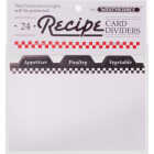Weatherbee 4 In. x 6 In. Recipe Card Dividers (24-Count) Image 1