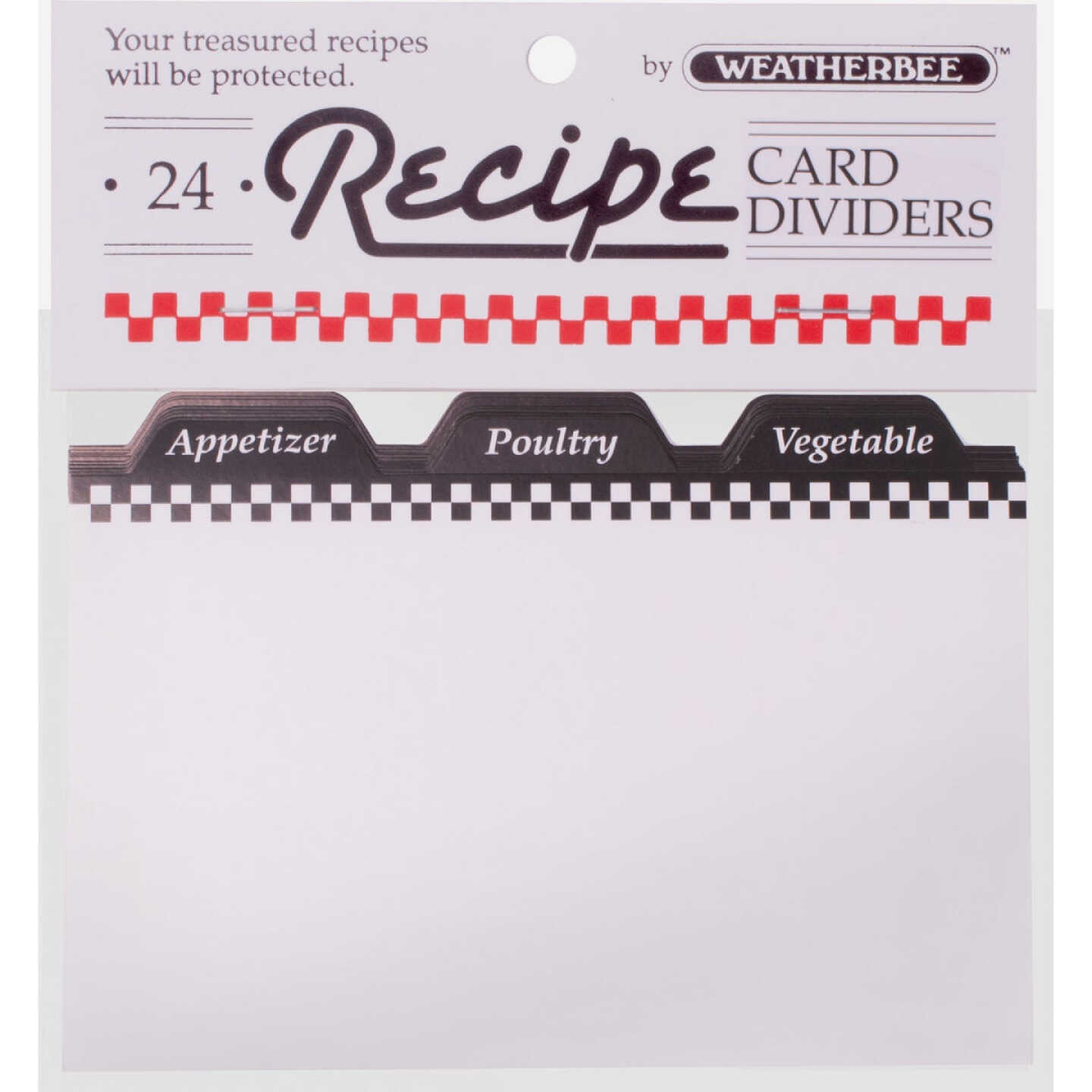 Weatherbee 4 In. x 6 In. Recipe Card Dividers (24-Count) Image 1