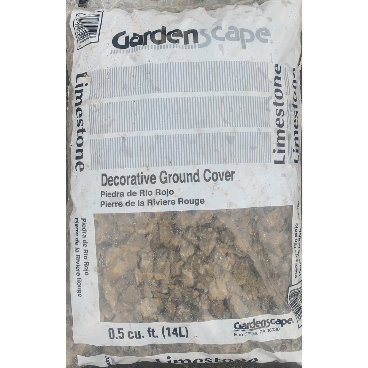 GardenScape Decorative Ground Cover Bag of #57 Limestone .5 Cu. Ft. 