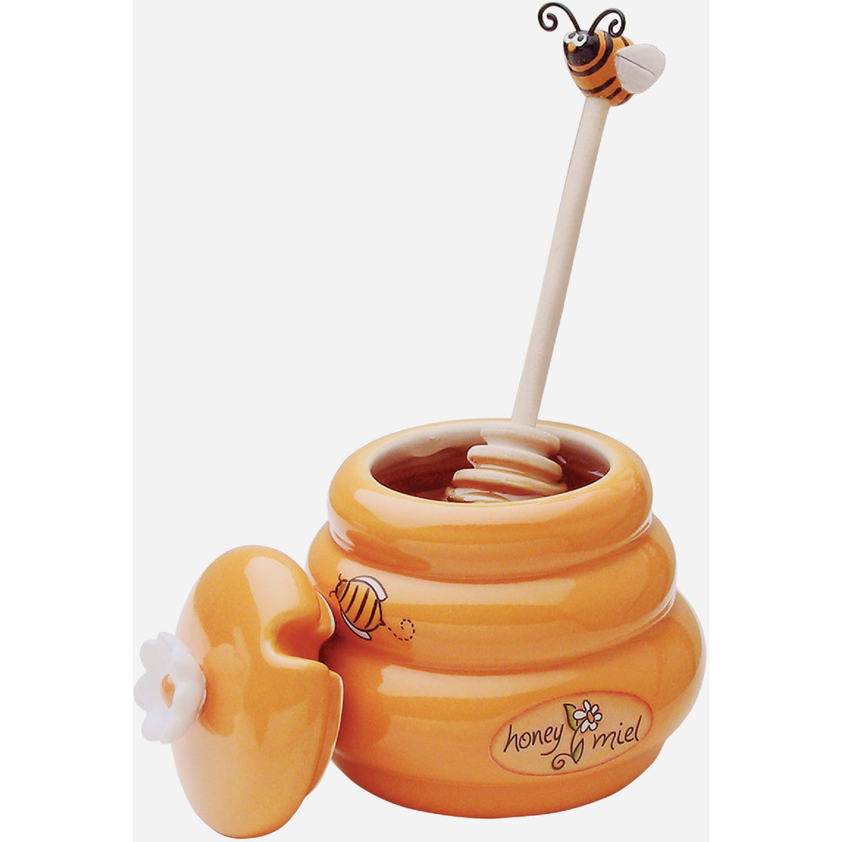 Joie Ceramic 3 In. Mini Honey Pot & Dipper