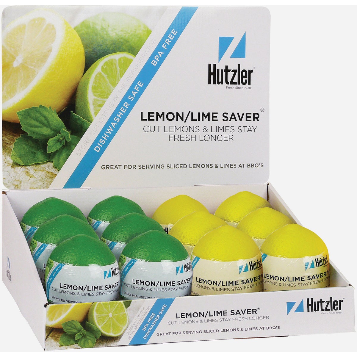 Hutzler 4 In. x 3 In. Plastic Lemon and Lime Saver