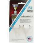 Hutzler 1.6 Oz. Plastic Mini Funnel Image 1
