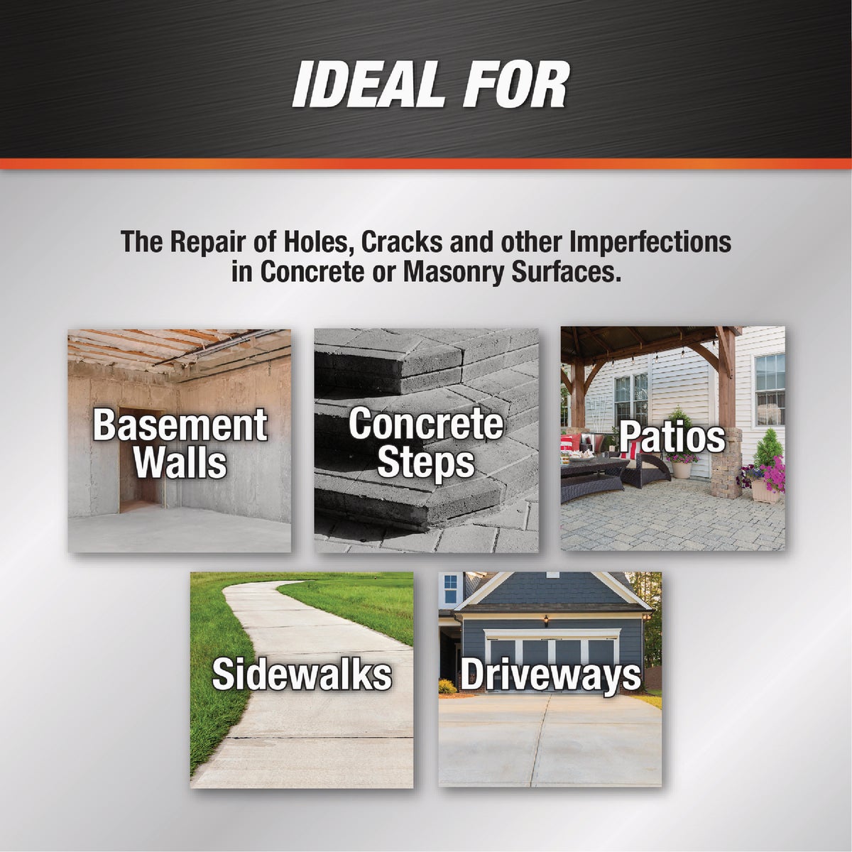 1-Qt. Ready-Mixed Concrete Patch Image 3