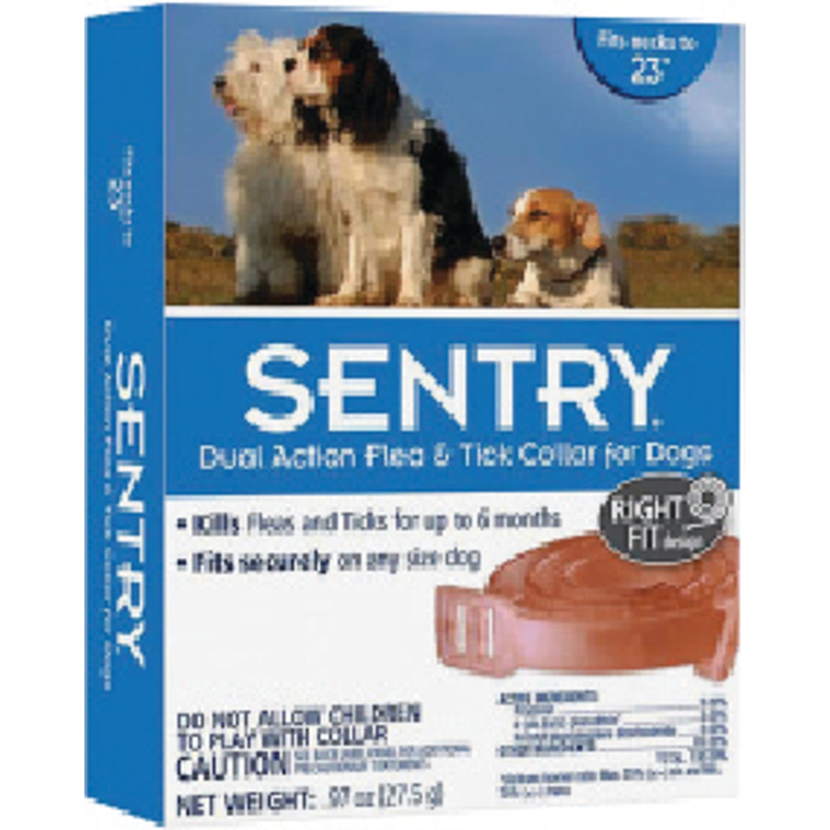 Sentry Dual-Action Flea & Tick Collar For Dog Image 1