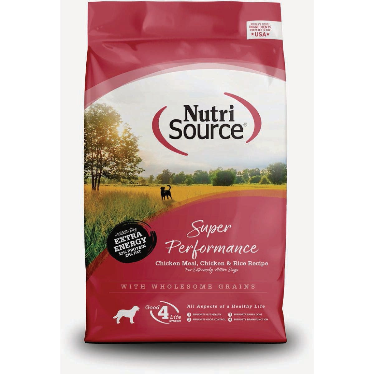 NutriSource 40 Lb. Super Performance Chicken & Rice Recipe Dry Dog Food