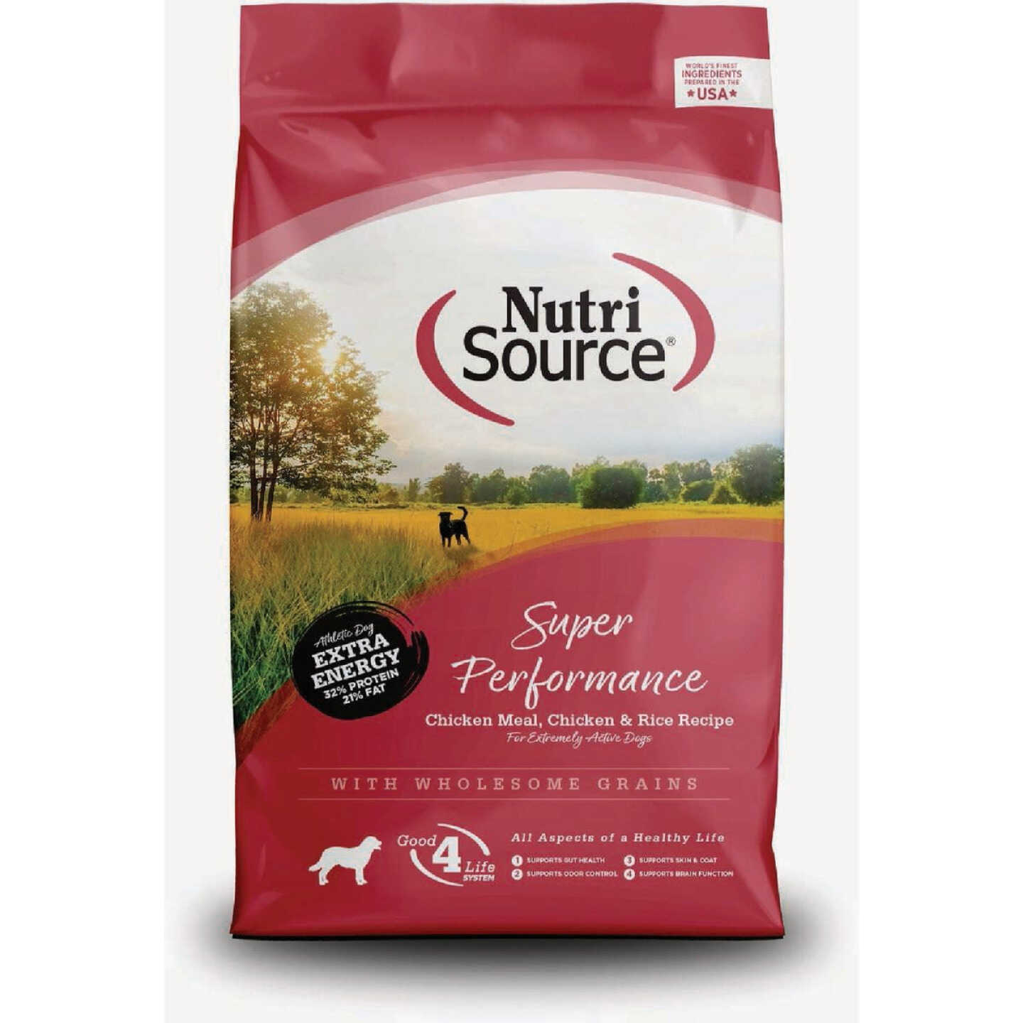 NutriSource 40 Lb. Super Performance Chicken & Rice Recipe Dry Dog Food Image 1