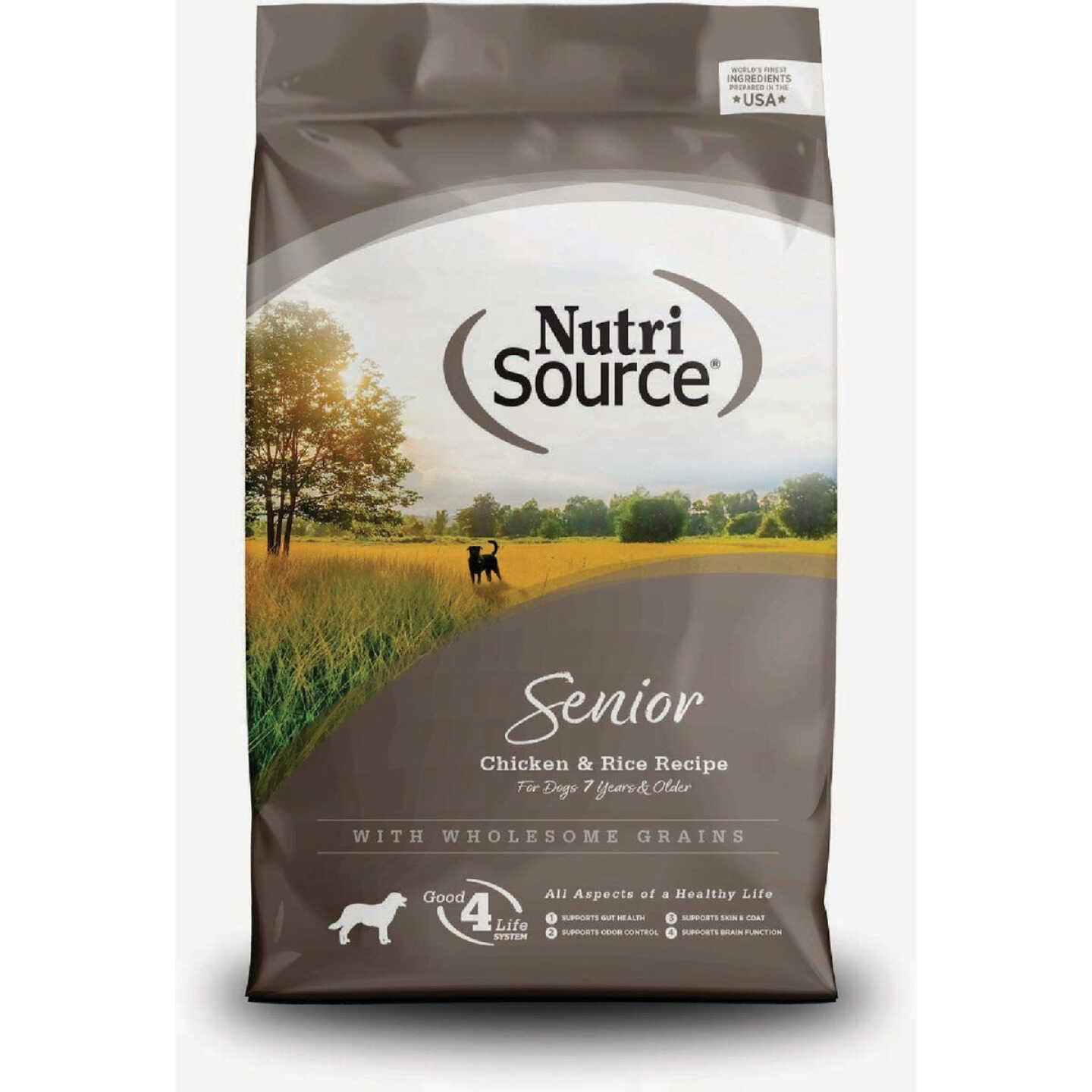 NutriSource 30 Lb. Senior Chicken & Rice Recipe Dry Dog Food Image 1