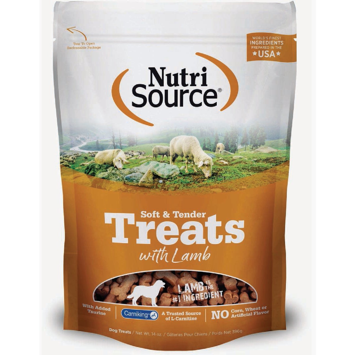 NutriSource Lamb Flavor Soft & Tender Treats, 14 Oz.