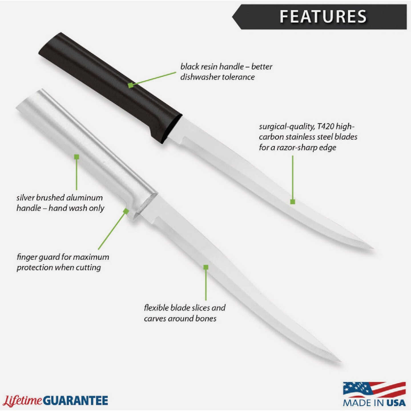 Rada Carver/Boner Knife, Black Image 2