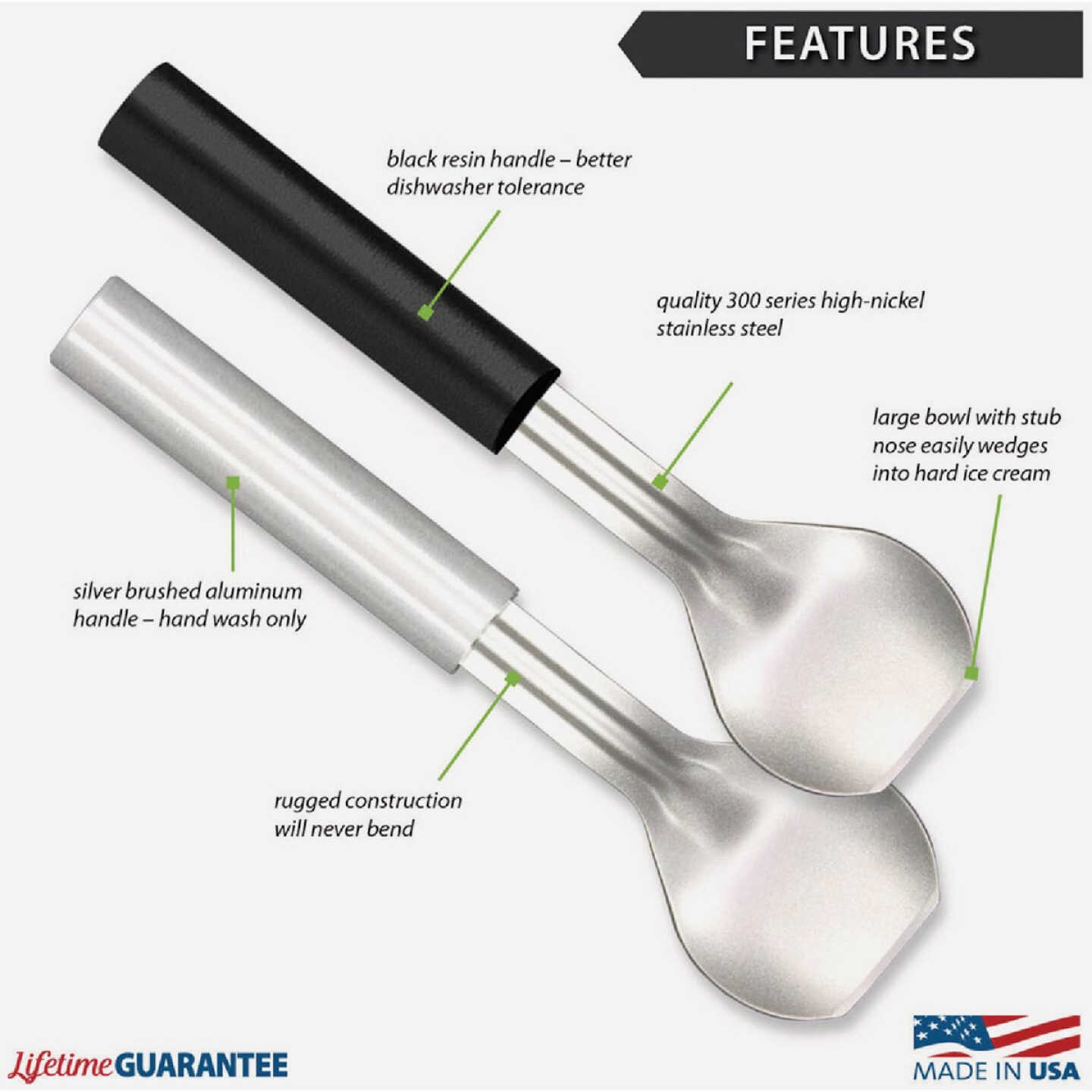 Rada Ice Cream Scoop Image 3