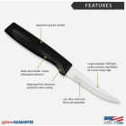 Rada Anthem Wave Heavy Duty Paring Knife, Black Image 2