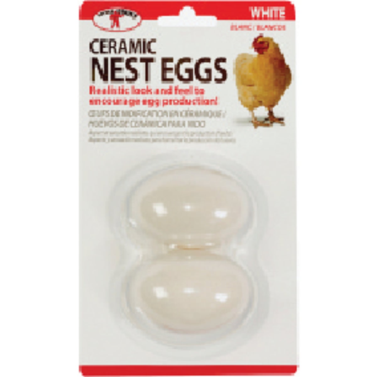 Ceramic Nest Eggs White