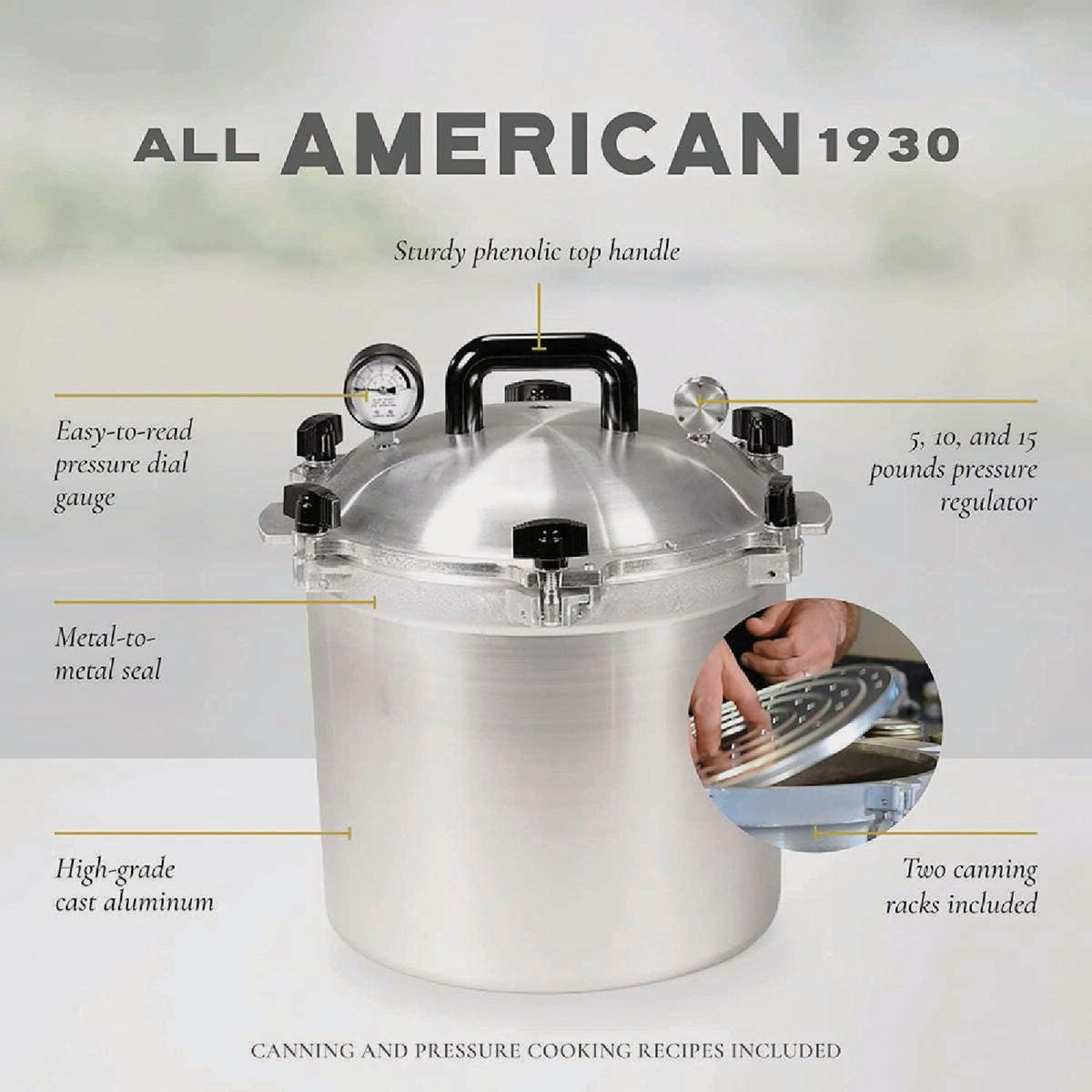 All American 921 21.5 Qt. Pressure Canner Image 2