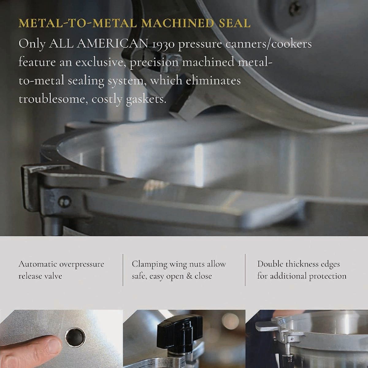 All American 930 30 Qt. Pressure Canner Image 4