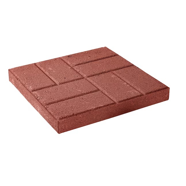 Oldcastle 16 Inch Red Brickface Patio Stone