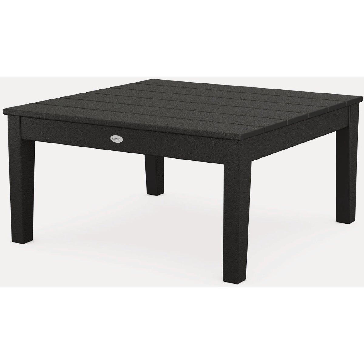 POLYWOOD® Newport 36 Inch Conversation Table in Black