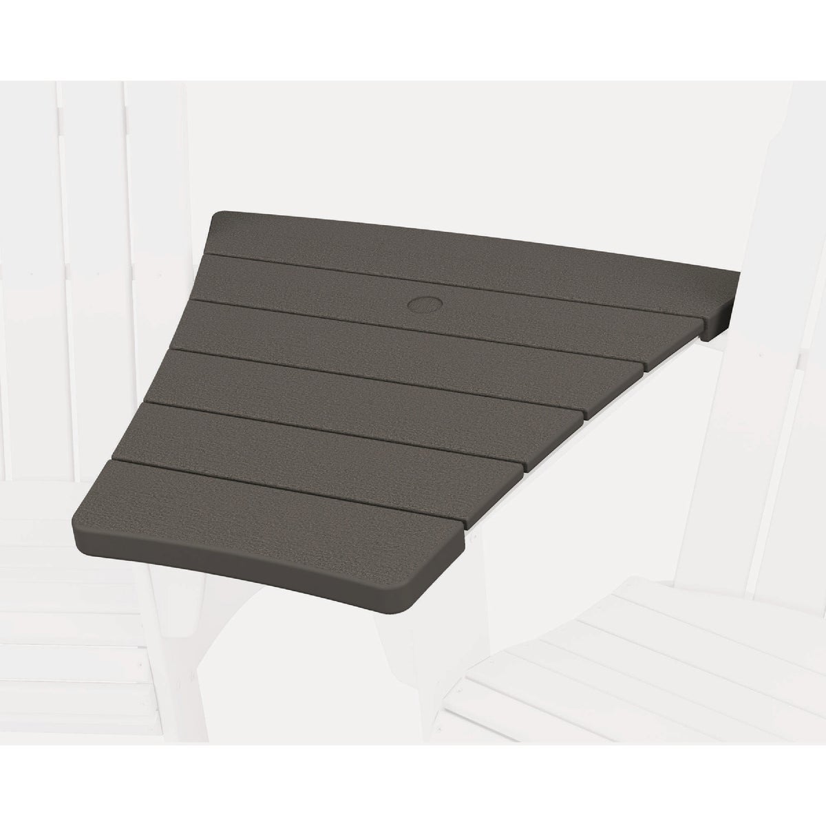 POLYWOOD® 600 Series Angled Adirondack Connecting Table in Vintage Coffee