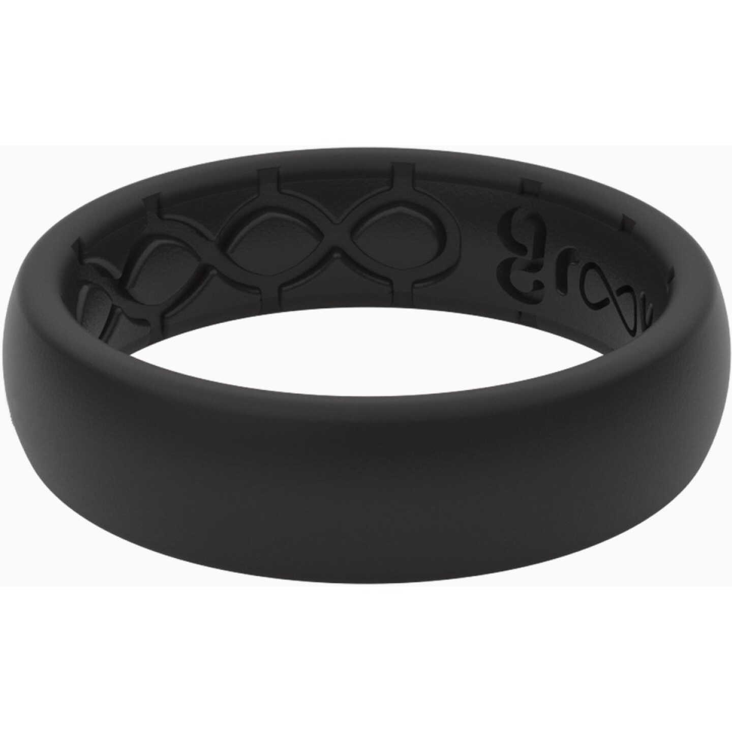 Groove Life Groove Ring Thin Solid Midnight Black Ring Size 10 Image 1