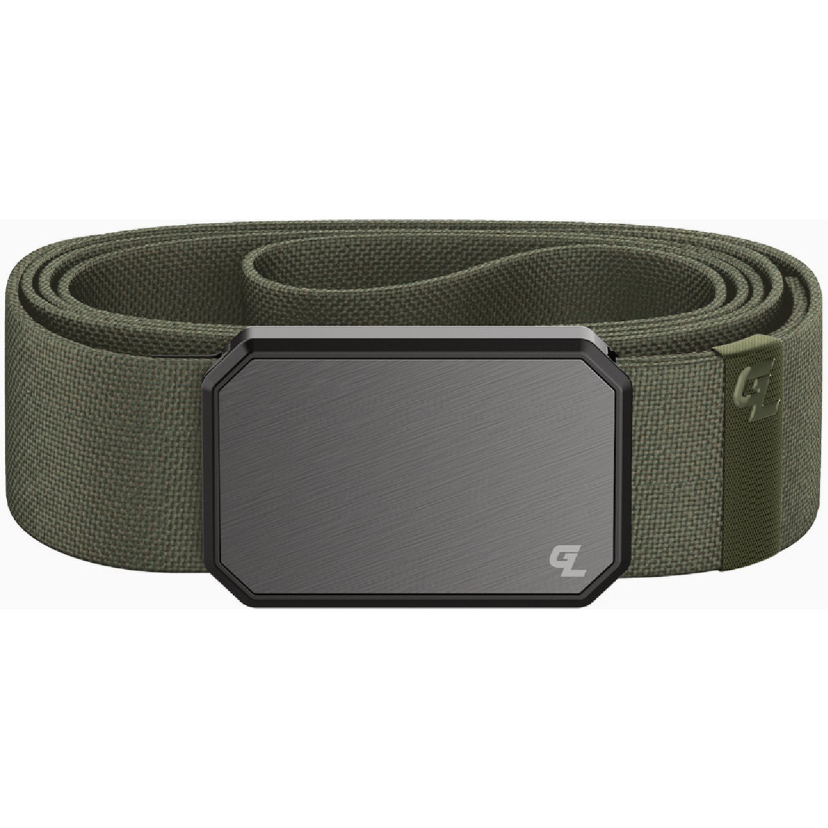 Groove Life Groove Belt Olive With Gun Metal, One Size