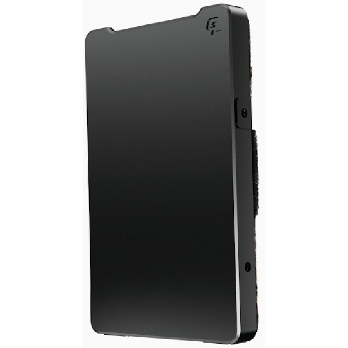 Groove Life Groove Wallet Midnight Black With Brown Leather Sleeve Image 2