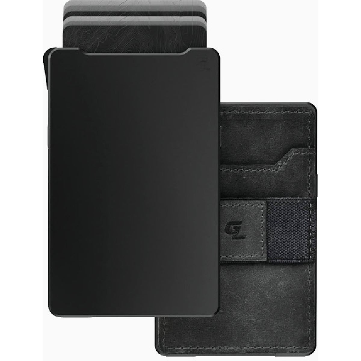 Groove Life Groove Wallet Midnight Black With Black Leather Sleeve