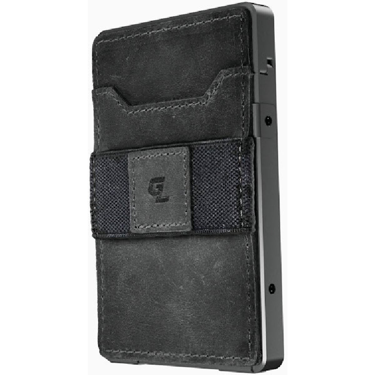 Groove Life Groove Wallet Gun Metal With Black Leather Sleeve Image 5