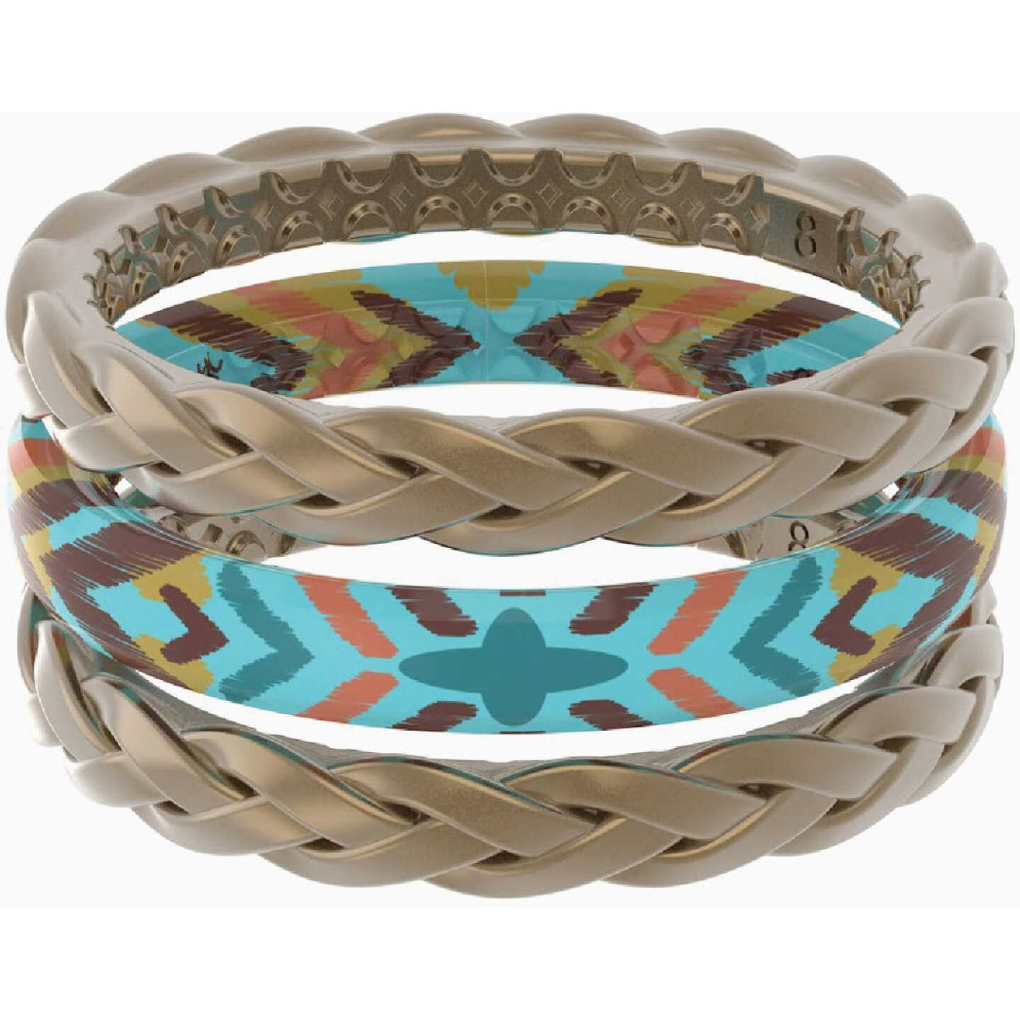 Groove Life Groove Ring Katie Van Slyke Unbridled 3 Band Set Size 5 Image 1