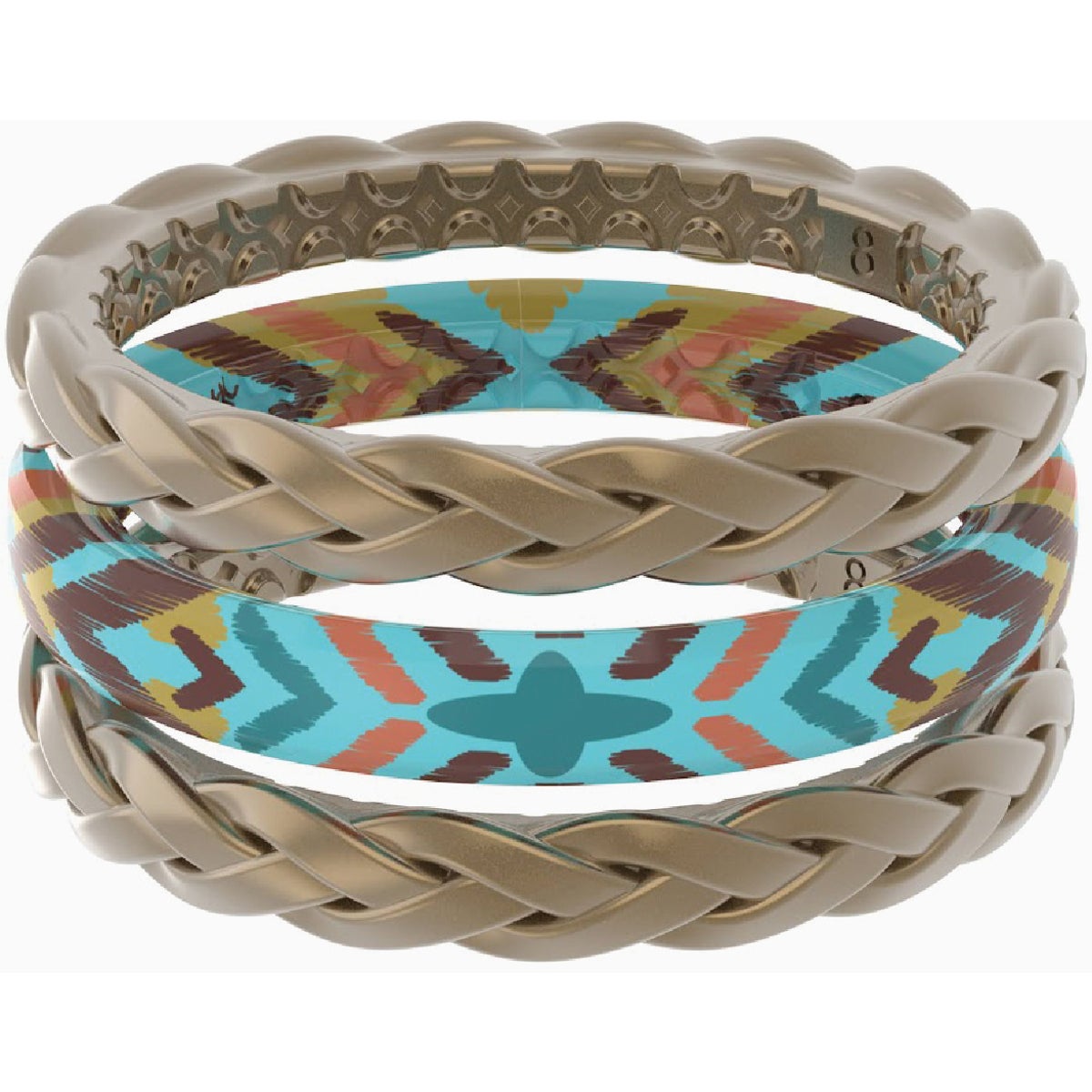 Groove Life Groove Ring Katie Van Slyke Unbridled 3 Band Set Size 6