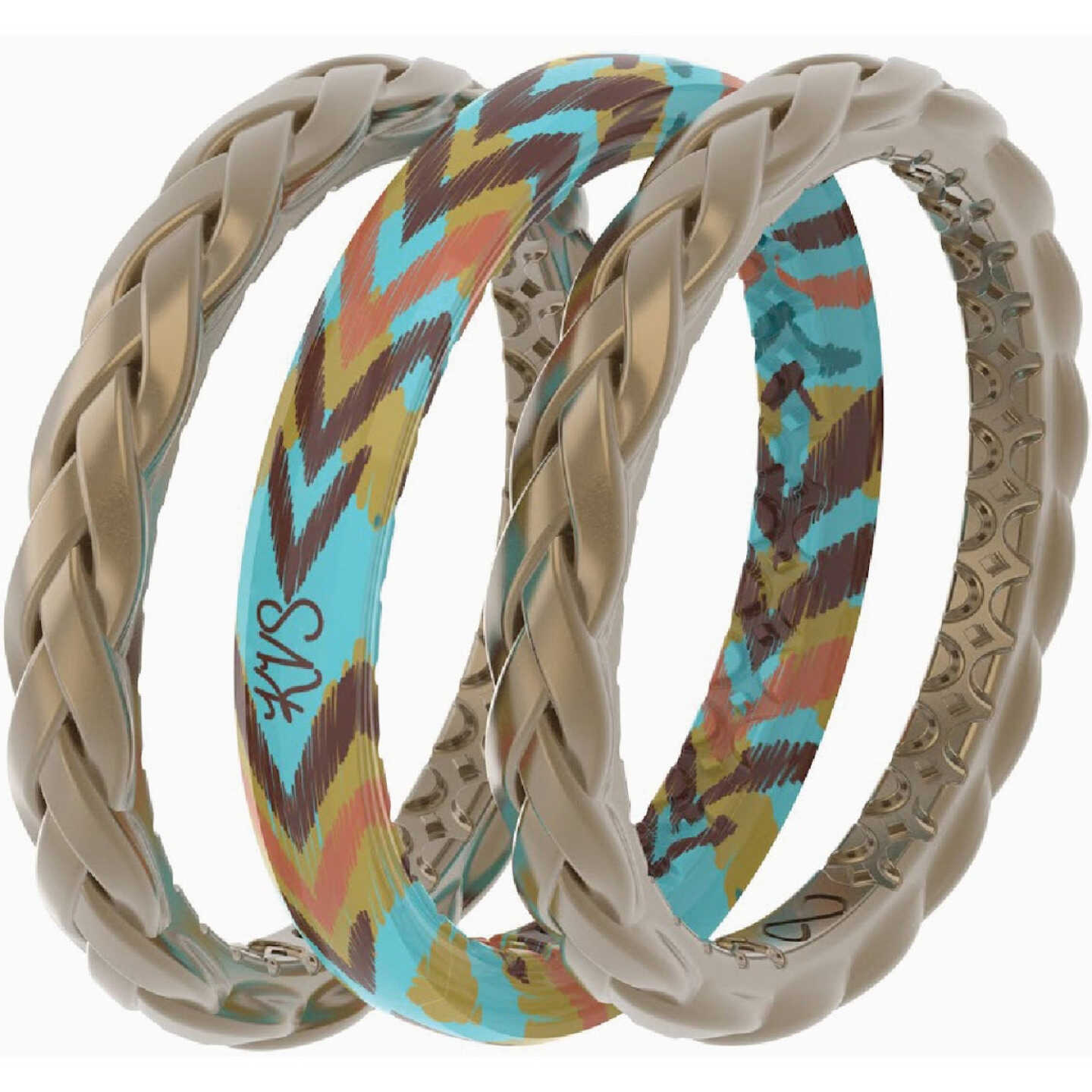 Groove Life Groove Ring Katie Van Slyke Unbridled 3 Band Set Size 7 Image 2