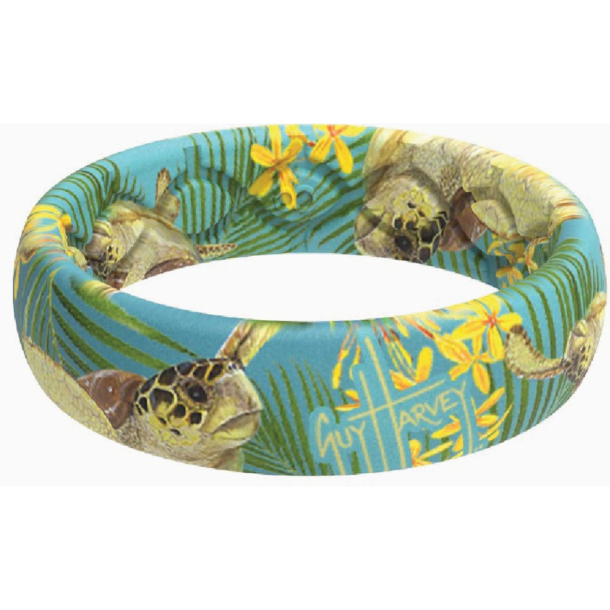Groove Life Groove Ring Thin Guy Harvey Tropical Turtle Size 8