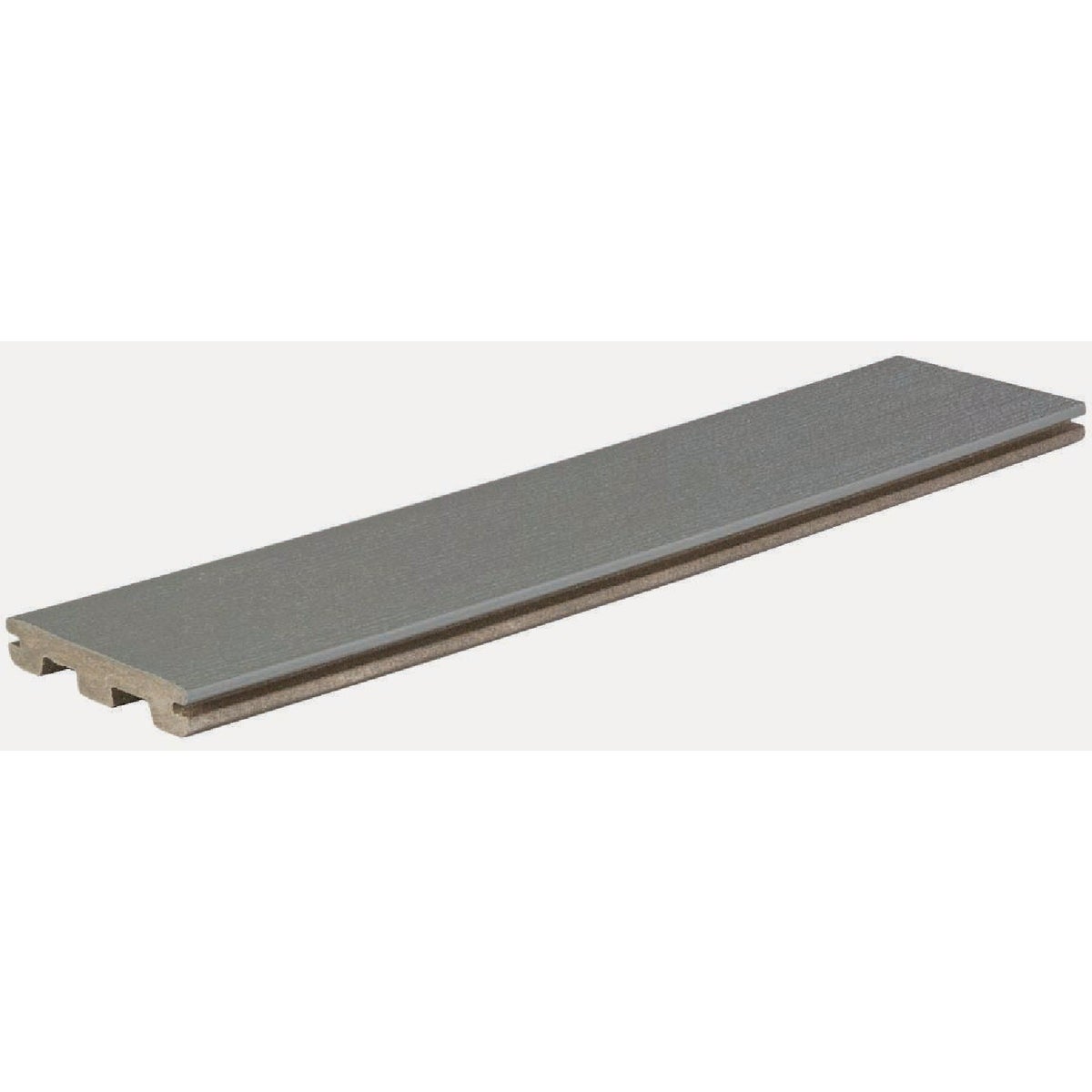 TimberTech Prime Collection 1 In. x 5.5 In. x 12 Ft. Maritime Gray Grooved Composite Deck Board