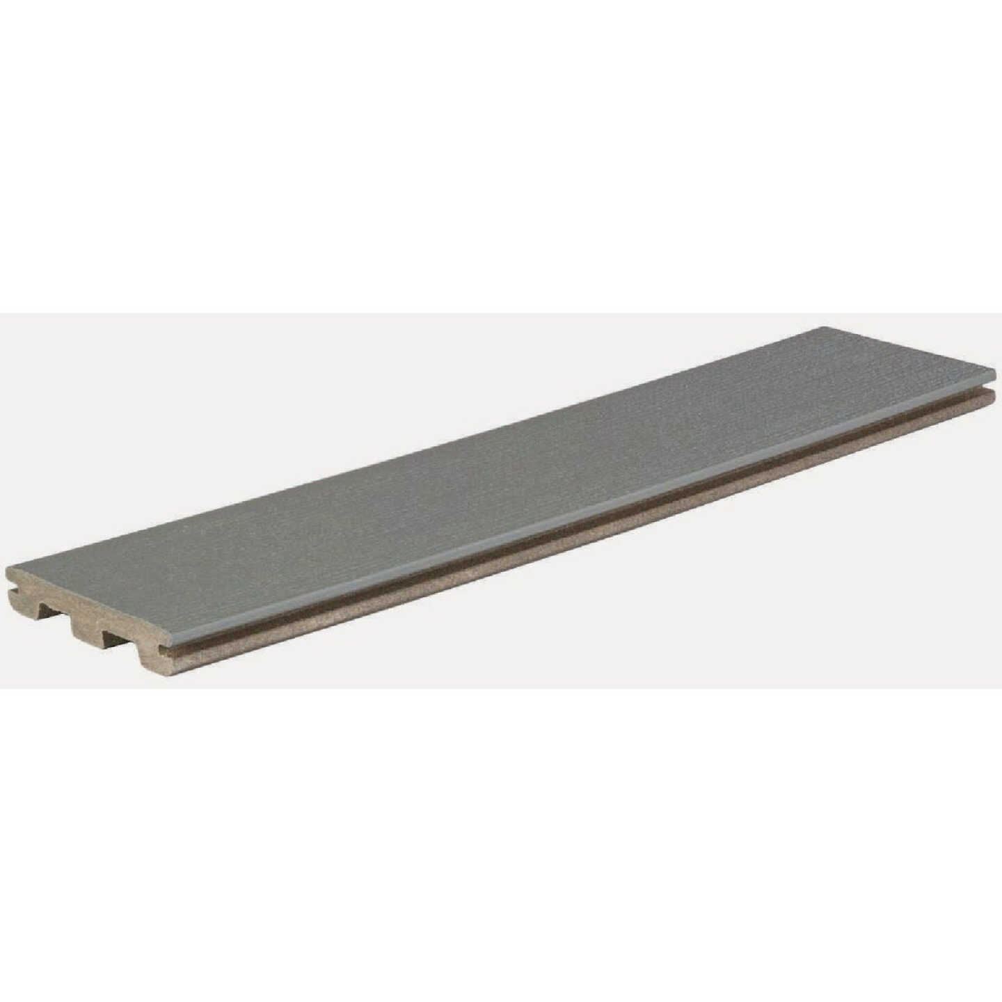 TimberTech Prime Collection 1 In. x 5.5 In. x 12 Ft. Maritime Gray Grooved Composite Deck Board Image 1