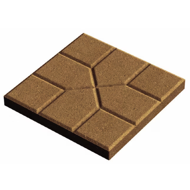 Oldcastle Pinnacle Stone 16 Inch Square Tan Stepping Stone