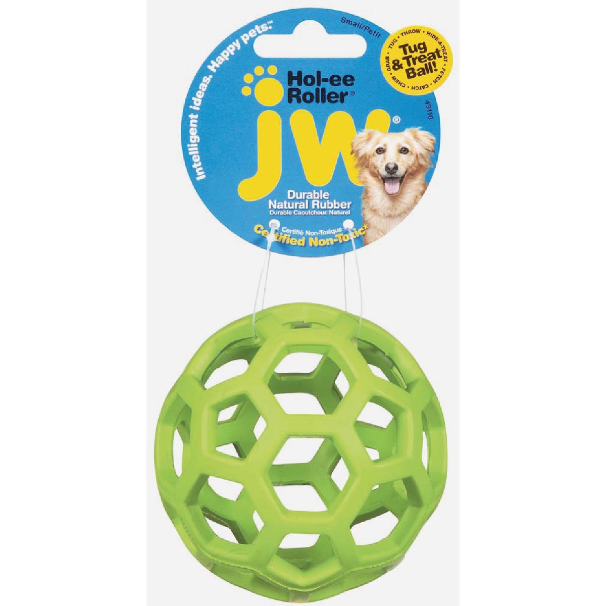 Hol-Ee Roller Ball Dog Toy, Small