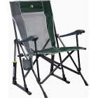 GCI Outdoor RoadTrip Green Nylon/Polyester Rocker Folding Chair Image 1