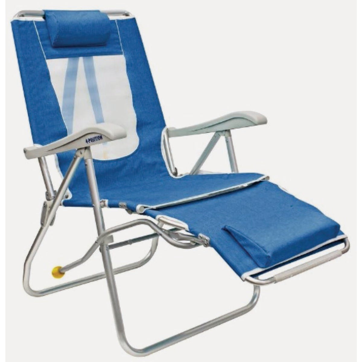 GCI Outdoor Legz Up Royal Nylon/Polyester Lounger Folding Chair