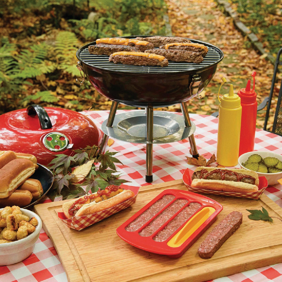 Mobi Hot Dog Shaped Burger Mold Image 3