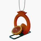 Songbird Essentials Two-Sided Double Orange Fruit Oriole Bird Feeder Image 1