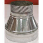 Galvanized Stove Pipe Reducer Image 1