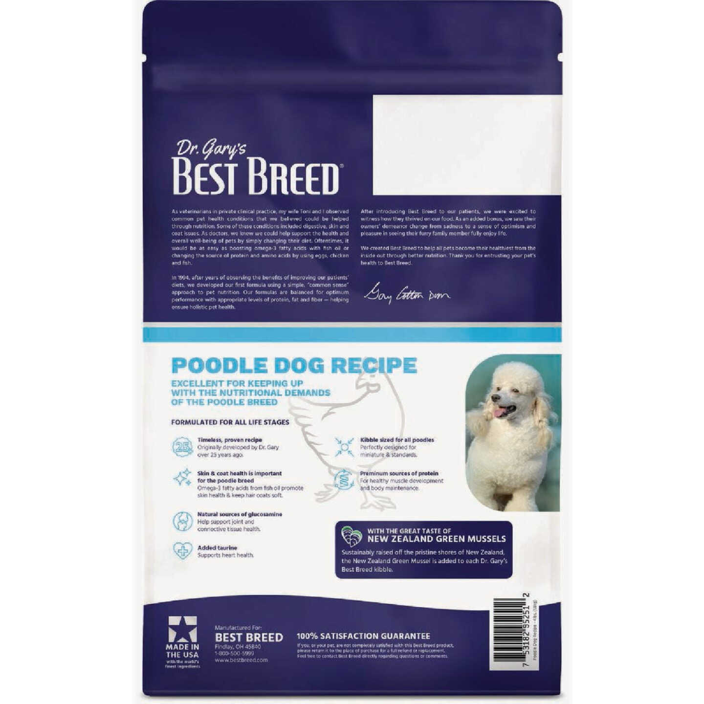 Dr. Gary's Best Breed 15 Lb. Poodle Diet Dry Dog Food Image 2