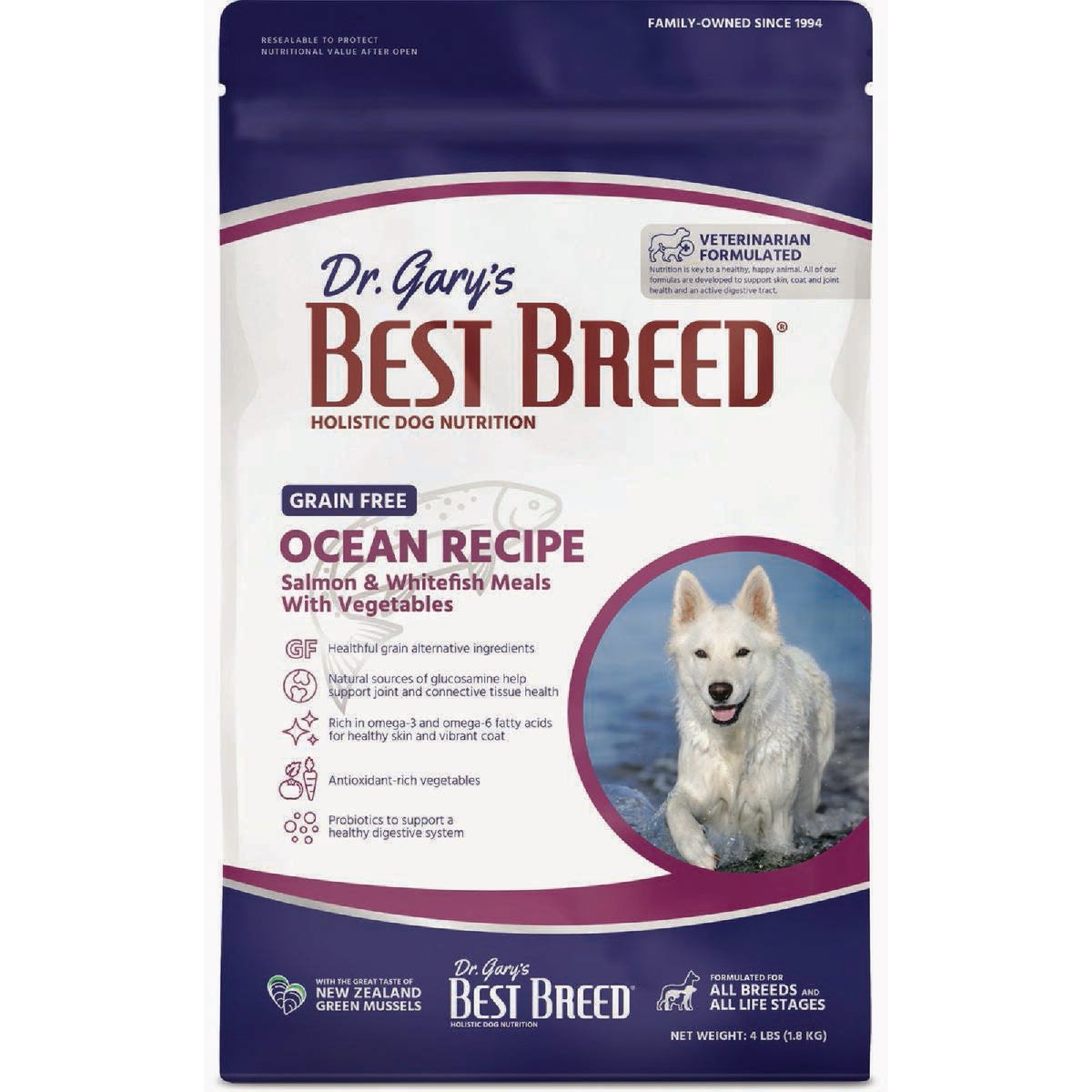 Dr. Gary's Best Breed 26 Lb. Grain-Free Ocean Recipe Dry Dog Food