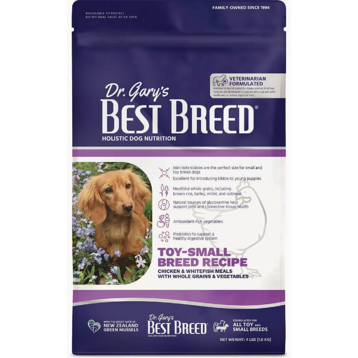 Dr. Gary's Best Breed 13 Lb. Toy-Small Breed Recipe Dry Dog Food