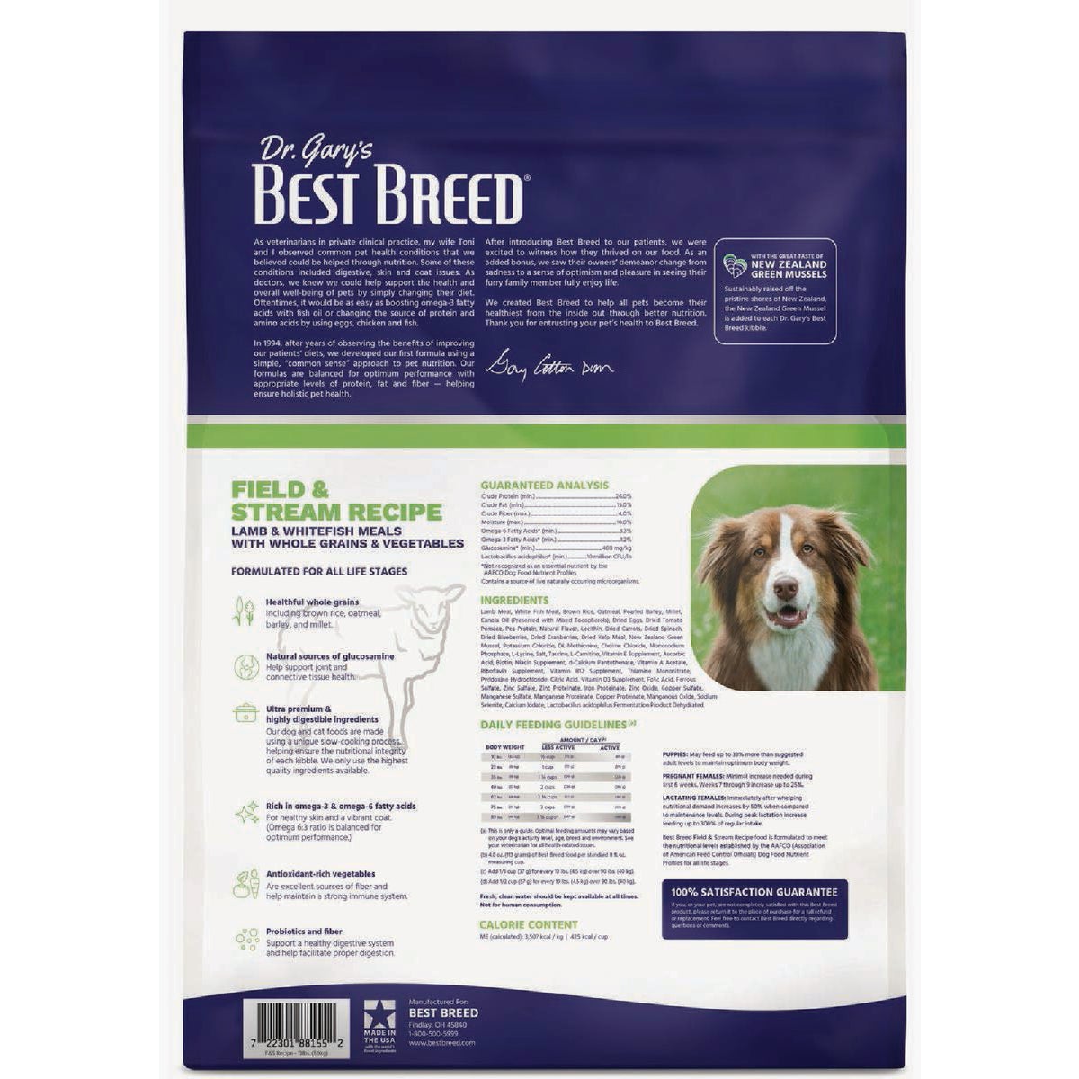 Dr. Gary's Best Breed 13 Lb. Field and Stream Recipe Dry Dog Food Image 2