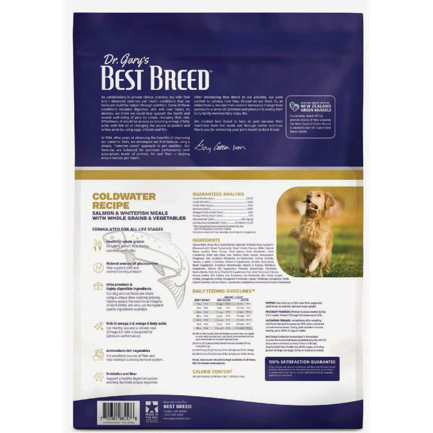 Dr. Gary's Best Breed 13 Lb. Coldwater Recipe Dry Dog Food Image 2