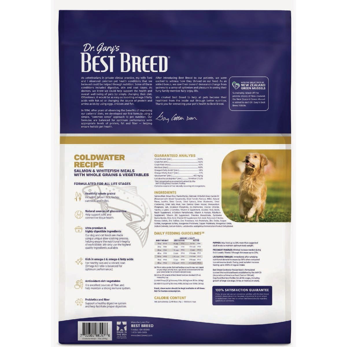 Dr. Gary's Best Breed 26 Lb. Coldwater Recipe Dry Dog Food Image 2